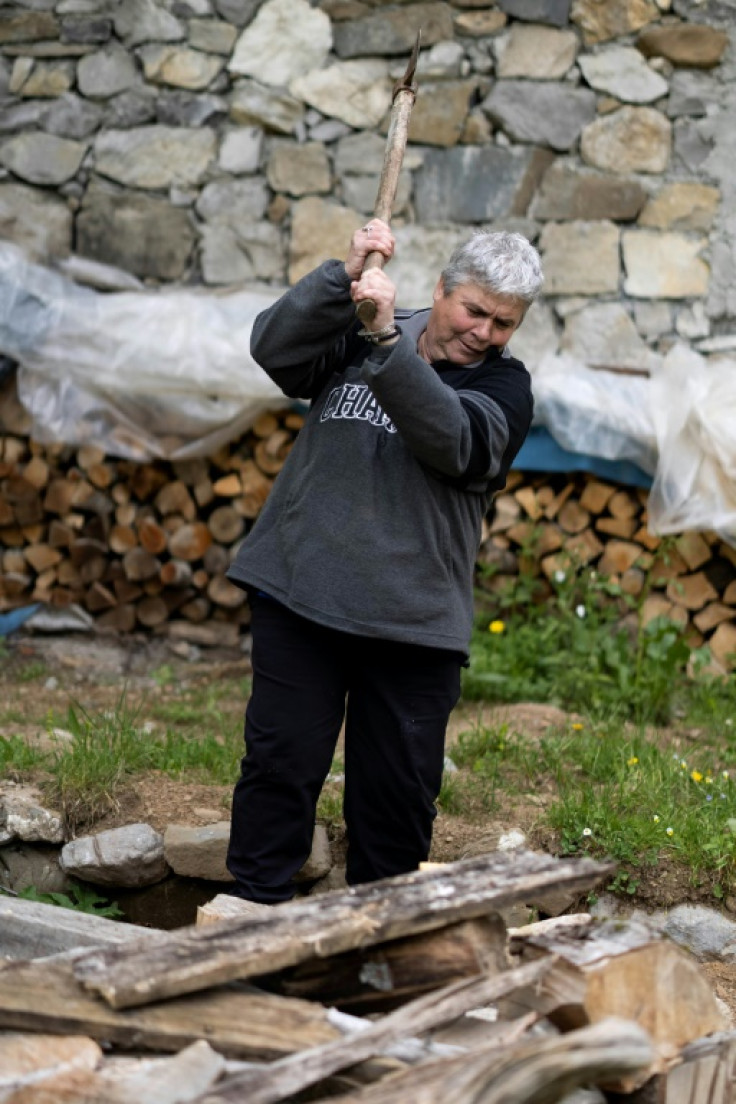 Grisha was used to hard labour but now has had to adapt to doing household chores too