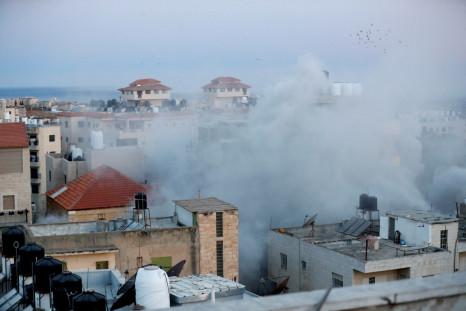 Israeli army demolishes a Palestinian house in Ramallah
