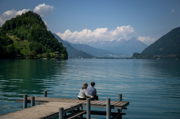 It could be us: a couple of tourists relive one of the most romantic moments in the Netflix series