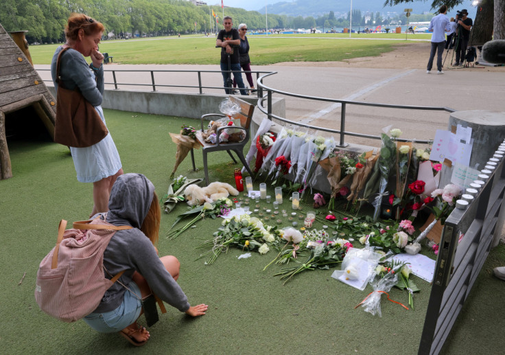 Tribute for victims the day after knife attack in French alpine town of Annecy