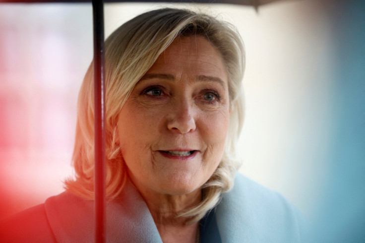 French PM Borne meets with French far-right National Rally party member Le Pen in Paris