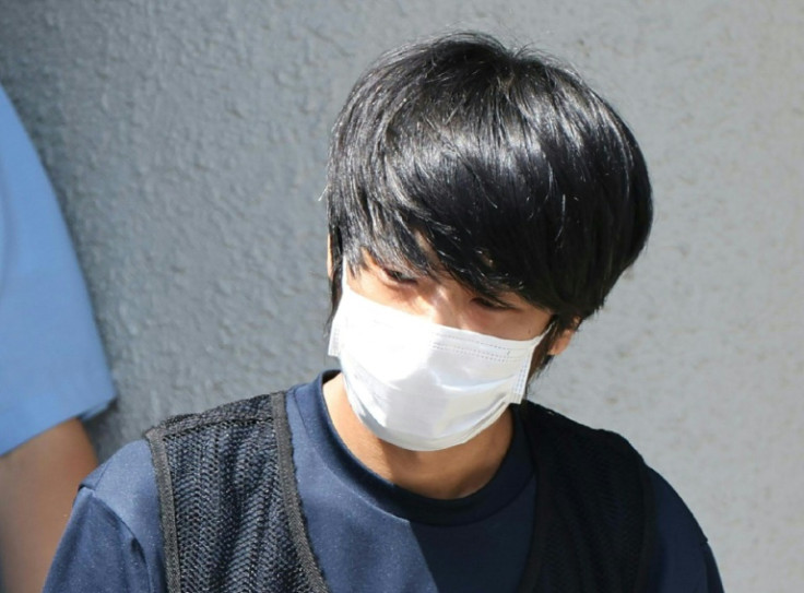 Tetsuya Yamagami, pictured here in July 2022, was due to appear for his first pre-trial hearing over Shinzo Abe's murder