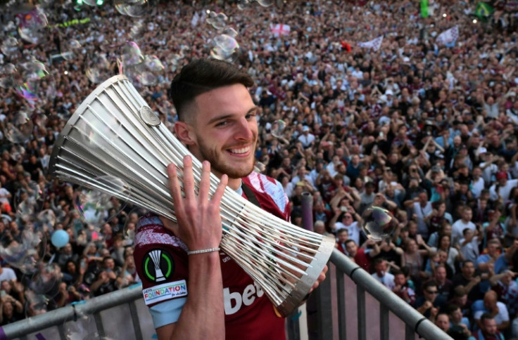 Declan Rice likely played his last game for West Ham in winning the Europa Conference League