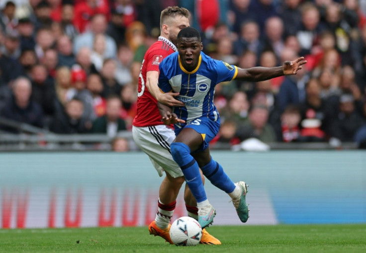 Moises Caicedo (r) could be the next Brighton player to move for a big fee
