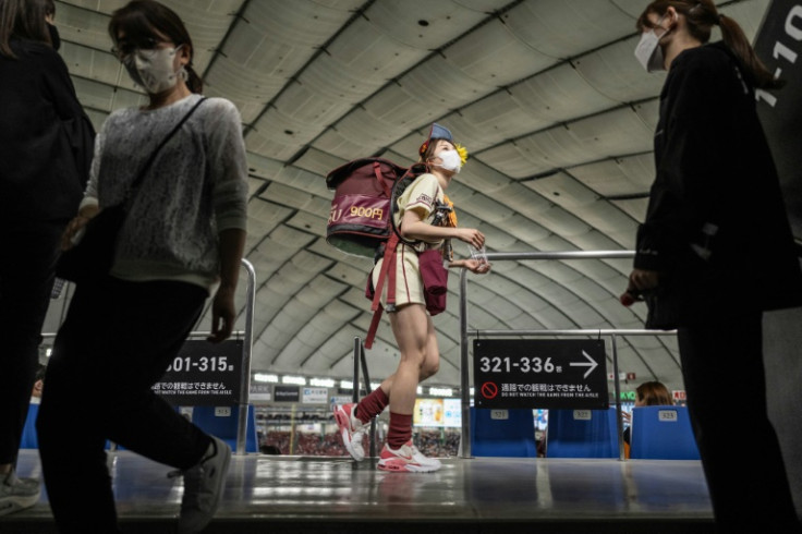 While vendors are technically not allowed to run in the stands or on the stadium concourse, they are often seen racing from customer to customer