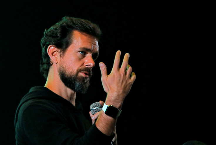 Twitter CEO Jack Dorsey addresses students during a town hall at the Indian Institute of Technology (IIT) in New Delhi