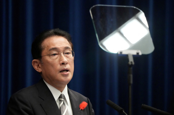 Japan's PM Kishida speaks during news conference in Tokyo