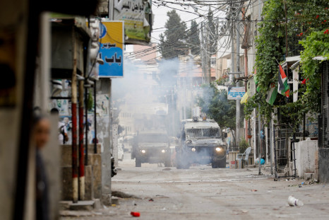 Israeli troops raid Nablus in the Israeli-occupied West Bank