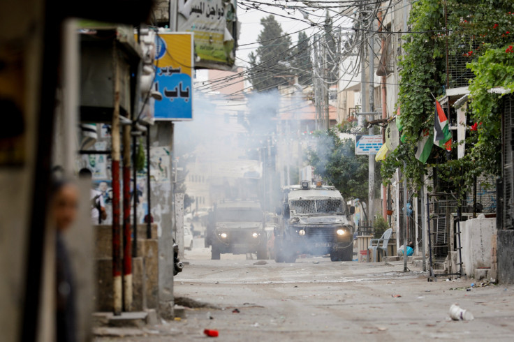 Israeli troops raid Nablus in the Israeli-occupied West Bank