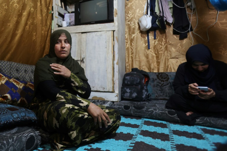 Ghofran al-Jassem, 30, said she was 'cut off from UN aid' because of funding shortages
