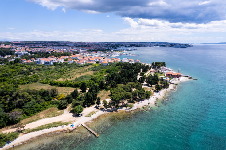 An aerial view of Zadar