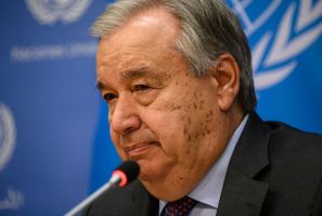 'The problem is not simply fossil fuel emissions. It's fossil fuels, period,' UN chief Antonio Guterres said Thursday