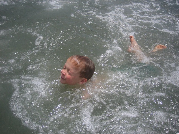 Representational image (child in water) 