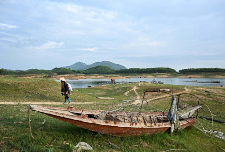 The heatwave has left those who relied on fishing for their living worried about having even enough water for their rice fields and families