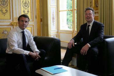 Musk and Macron held talks in May