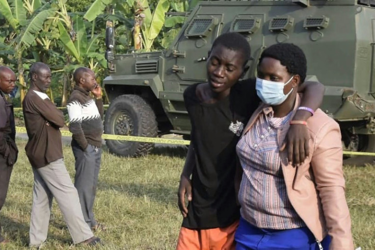 At least 41 people were massacred at a secondary school by militants linked to the Islamic State group, officials said
