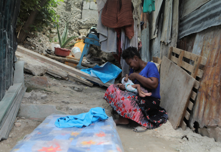 UNICEF Executive Director Catherine Russell visits camp of internally displaced people, in Port-au-Prince