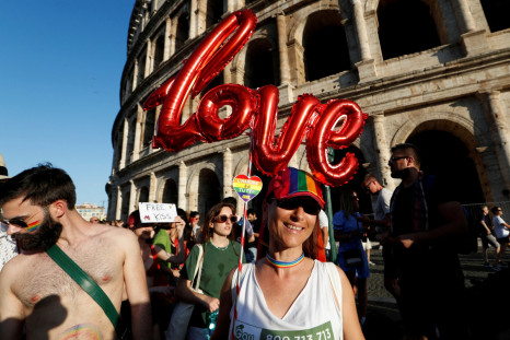 Annual LGBTQ+ Pride parade in Rome