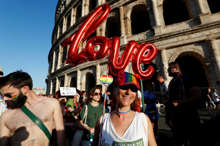 Annual LGBTQ+ Pride parade in Rome