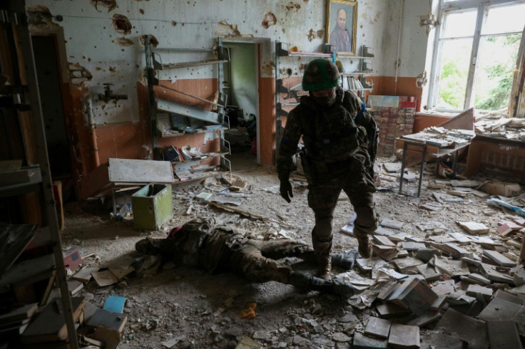 The largest patch of territory liberated so far by Ukrainian forces in their new offensive includes the settlement of Blagodatne, where Russian troops were killed in a last stand in a village cultural centre