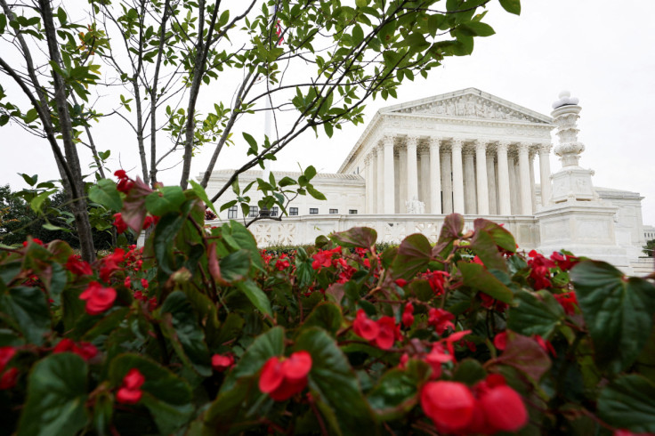 The U.S. Supreme Court building is seen