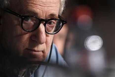 Director Woody Allen is proud papa
