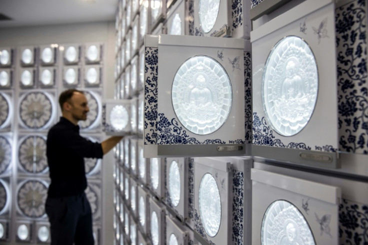 The Shan Sum columbarium offers a resting place for thousands in one of the world's most crowded cities -- for those who can afford prices starting at $58,000