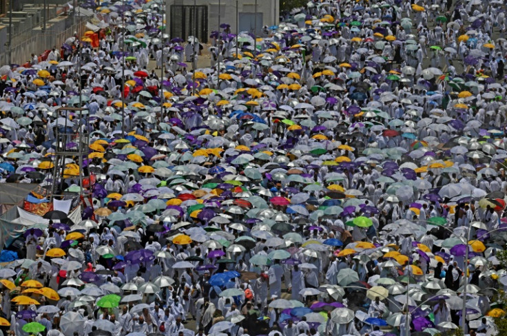 Scorching conditions have been a major challenge for worshippers on this year's hajj, which coincides with the Saudi summer