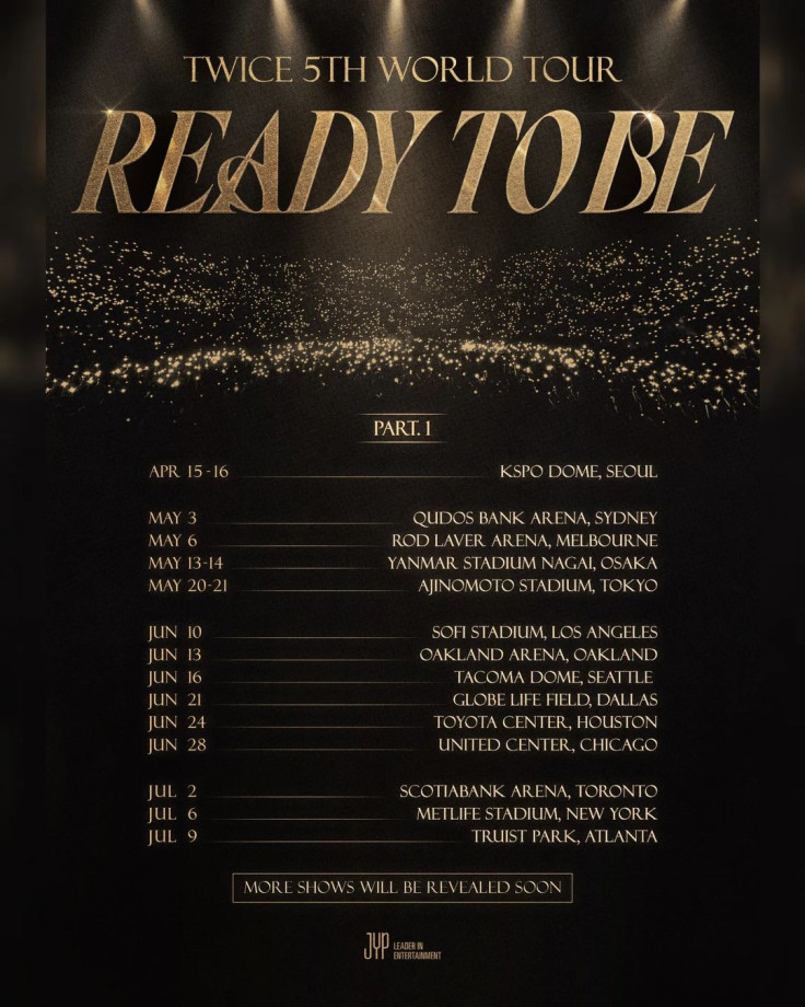 TWICE "READY TO BE" WORLD TOUR