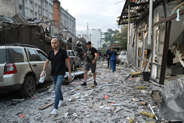 The death toll from a Russian missile strike on a restaurant in eastern Ukraine rose to eight