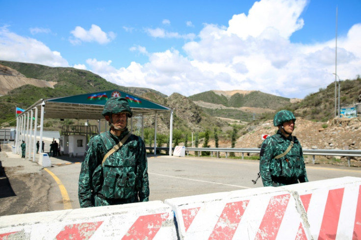 Armenia says traffic is being blocked through the Lachin corridor -- the sole road linking to the territory