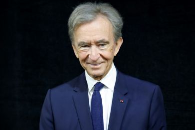 Arnault's LVMH group includes dozens of brands including Louis Vuitton, Givenchy and Kenzo