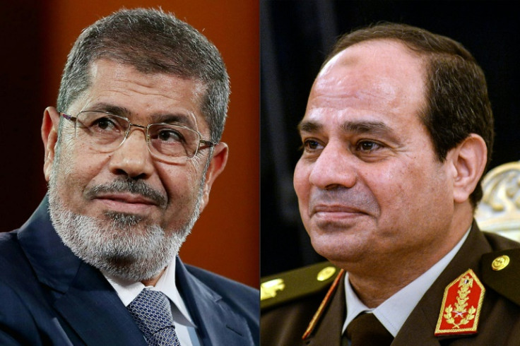 President Abdel Fattah al-Sisi (R) led the ouster of his Islamist predecessor and now rules a nation where expressions of dissent has been quashed