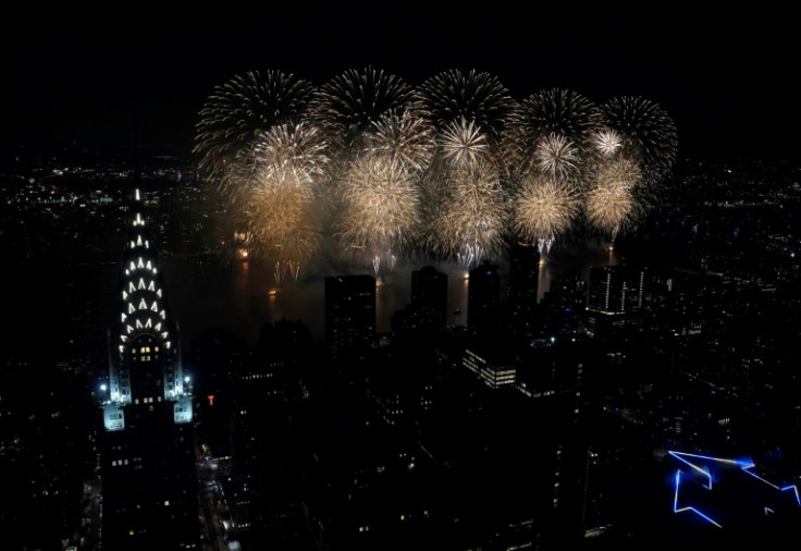 Last year's July 4th fireworks over New York's East River