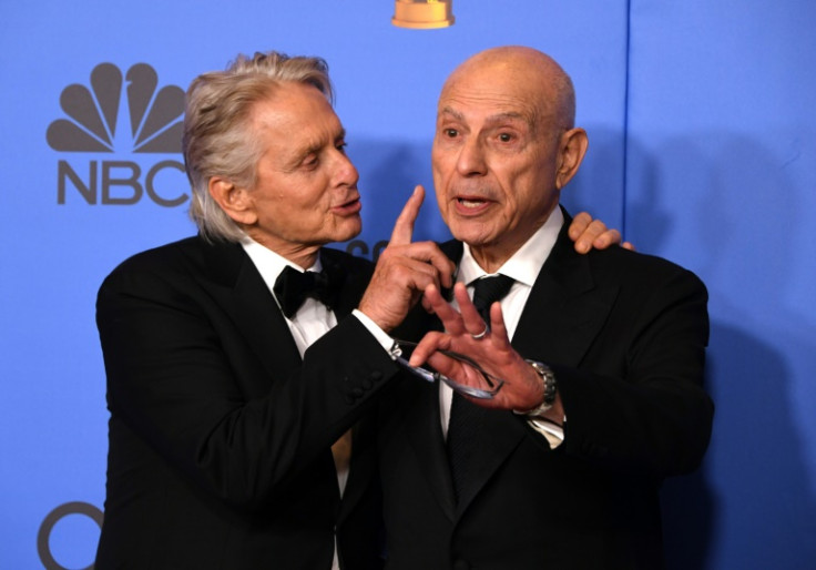 Late in his career, Alan Arkin (R) starred opposite Michael Douglas (L) in 'The Kominsky Method'