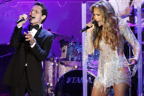 Lopez and her husband Anthony perform at the Carousel of Hope Ball in Beverly Hills