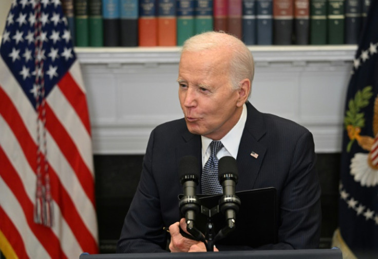 US President Joe Biden made his remarks about Afghanistan at a press conference about the US Supreme Court's decision overruling student debt