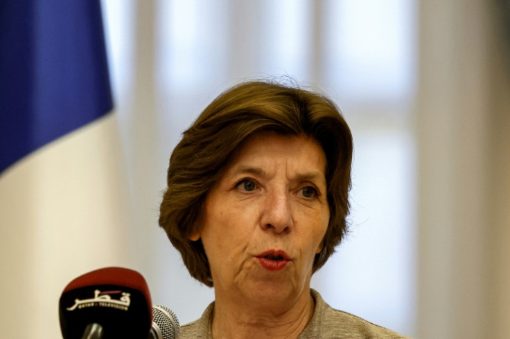 Catherine Colonna was named foreign minister in 2022