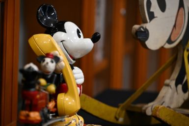 Early Disney artifacts are displayed at the Walt Disney Archives in Burbank, California