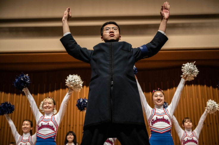 The Gakushuin University "Oendan", or cheering section, is part of a century-old tradition that some fear faces an existential crisis