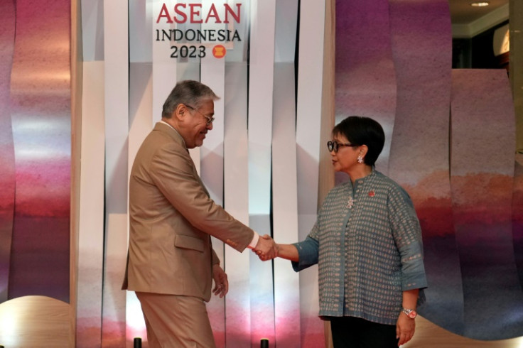 ASEAN chair Indonesia hosted Southeast Asian foreign ministers for talks on Myanmar and the South China Sea