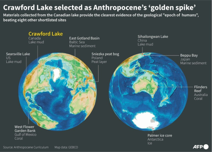 Canada's Crawford Lake selected as Anthropocene's 'golden spike'