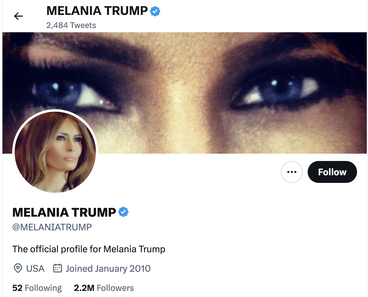 What's With Melania's Eyes? Trump's Wife Showcases Her Asset On Her ...