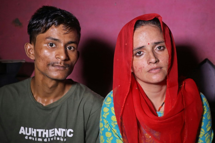Pakistani Seema Haider (R) snuck across borders to be with Indian Sachin Meena, who she met playing the online shooting game PUBG