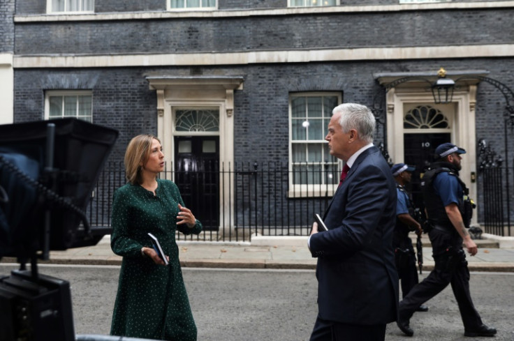 Edwards who often broadcasts live from Downing Street was revealed as the man at the centre of the scandal by his wife