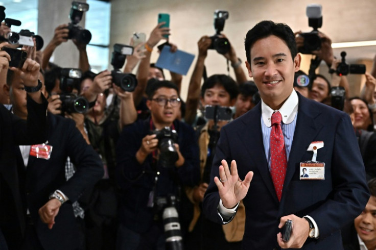 Move Forward Party Leader Pita Limjaroenrat is angling to become the country's next prime minister
