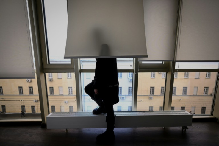 Nikolai, a 21-year-old transgender man, only spoke to AFP on condition of anonymity