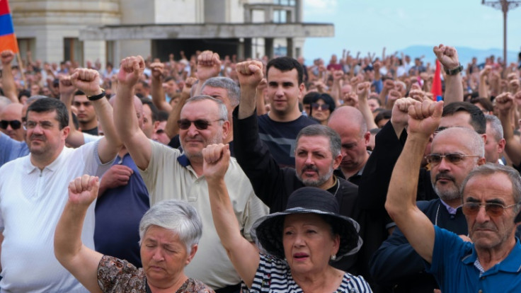 On Friday, some 6,000 people rallied in Karabakh to demand the reopening of the Lachin corridor