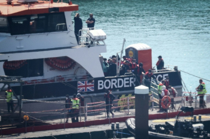 More than 45,000 migrants arrived on the shores of southeast England on small boats in 2022