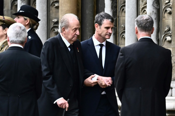 Juan Carlos attended the funeral of Queen Elizabeth II in London last year